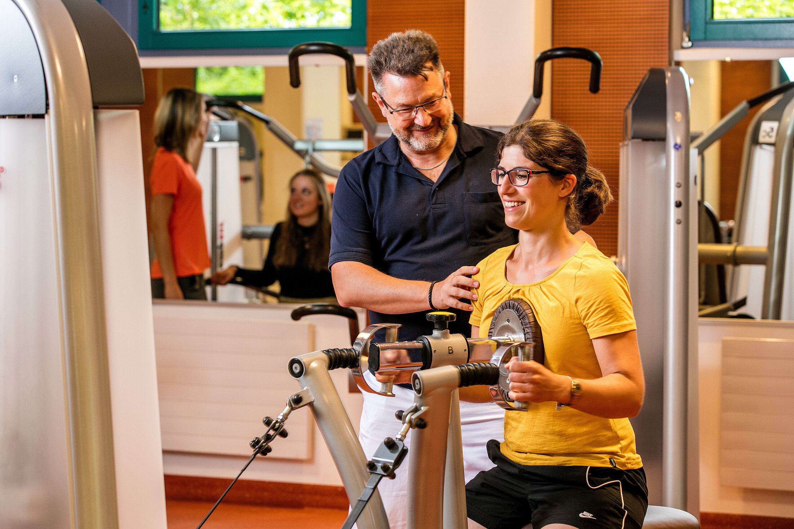 therapie im trainingsraum