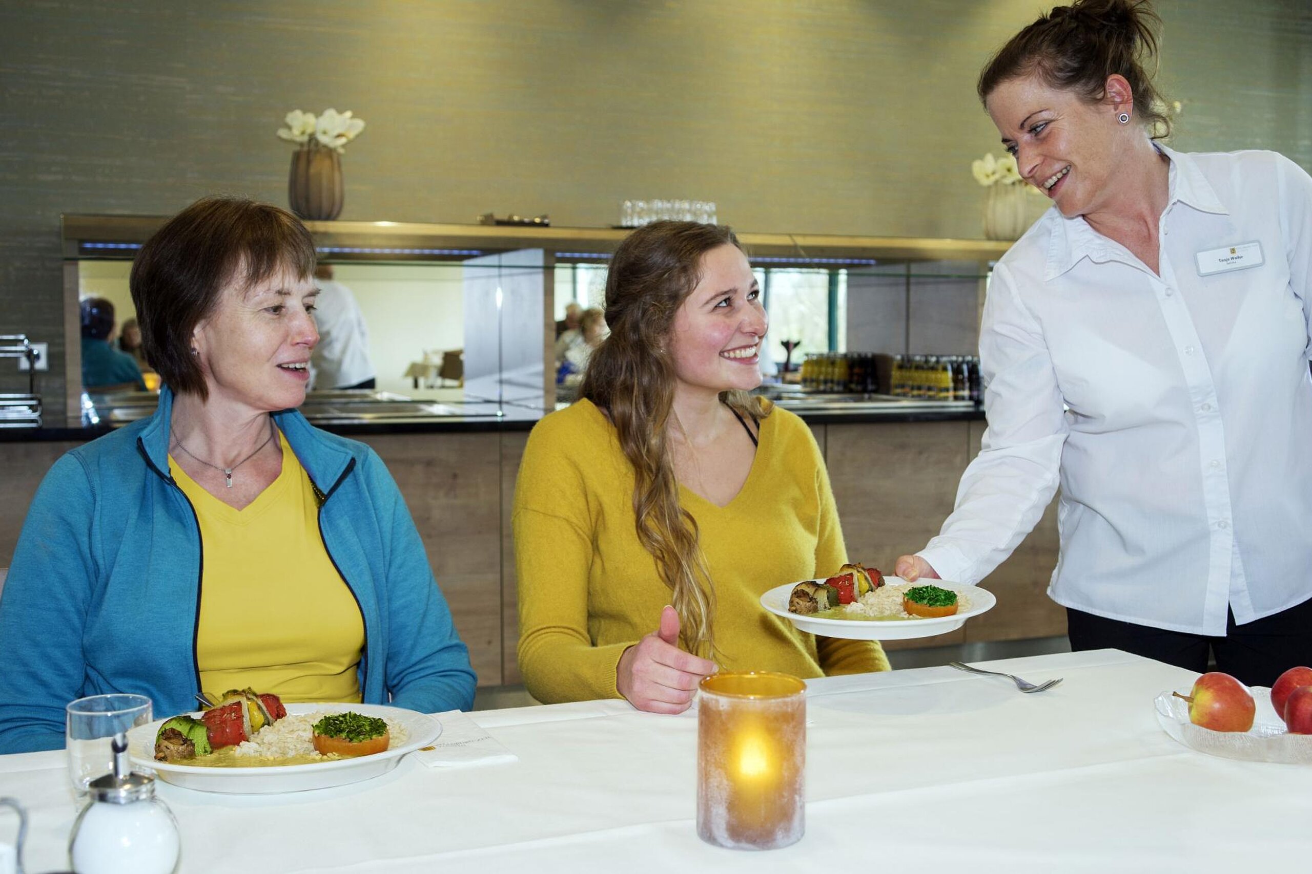 service im komfortspeisesaal