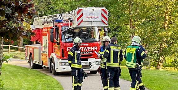 Übungseinsatz der Feuerwehr Isny