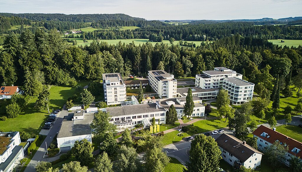 Luftbildaufnahme Klinik Schwabenland