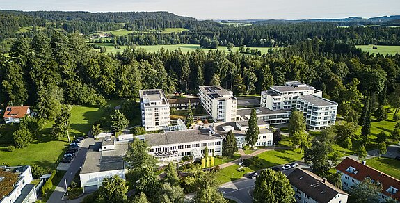 Luftbildaufnahme Klinik Schwabenland