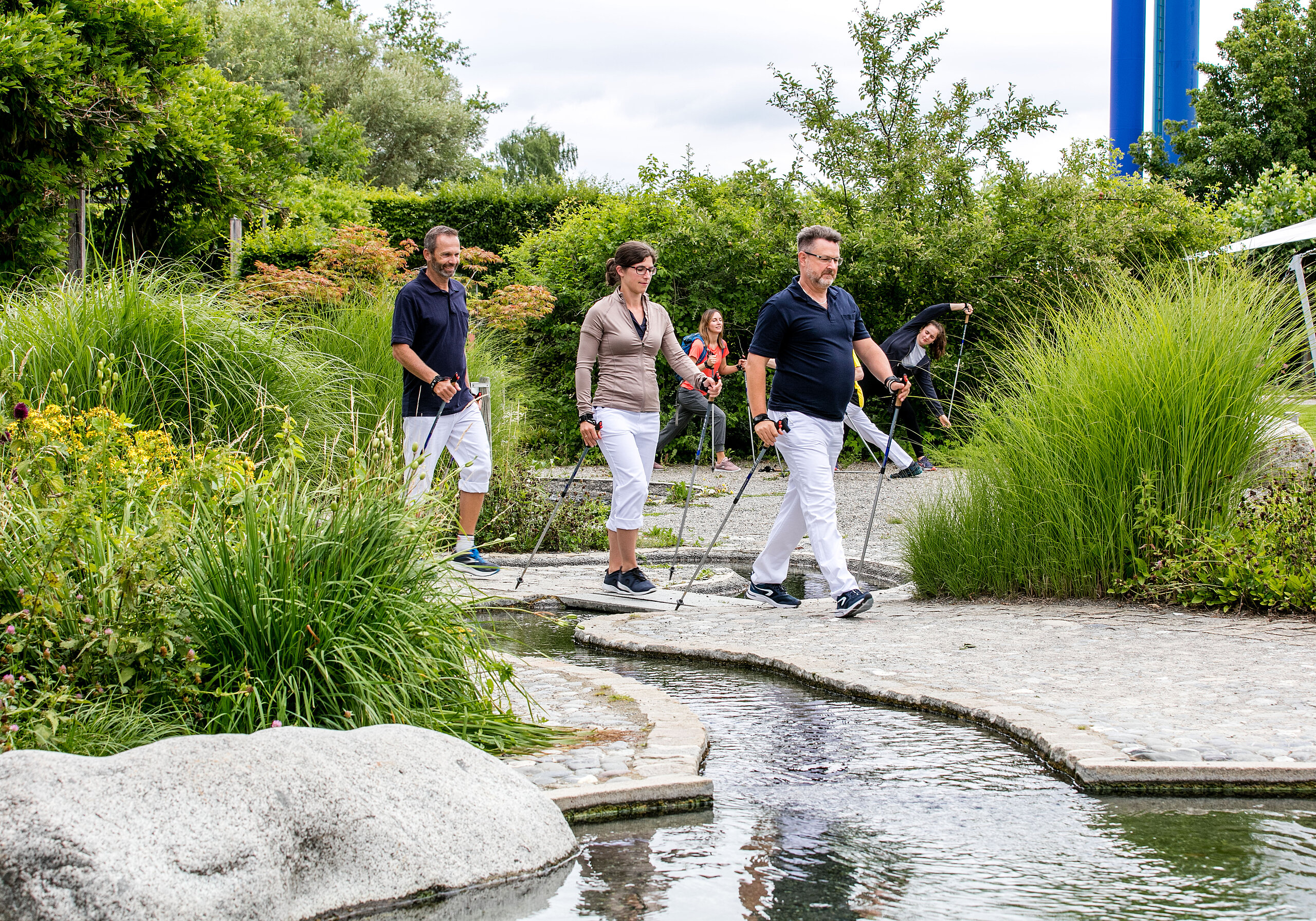 nordic walking im kurpark