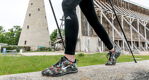 Nordic Walking Gradierwerk Nordic Walking am Gradierwerk