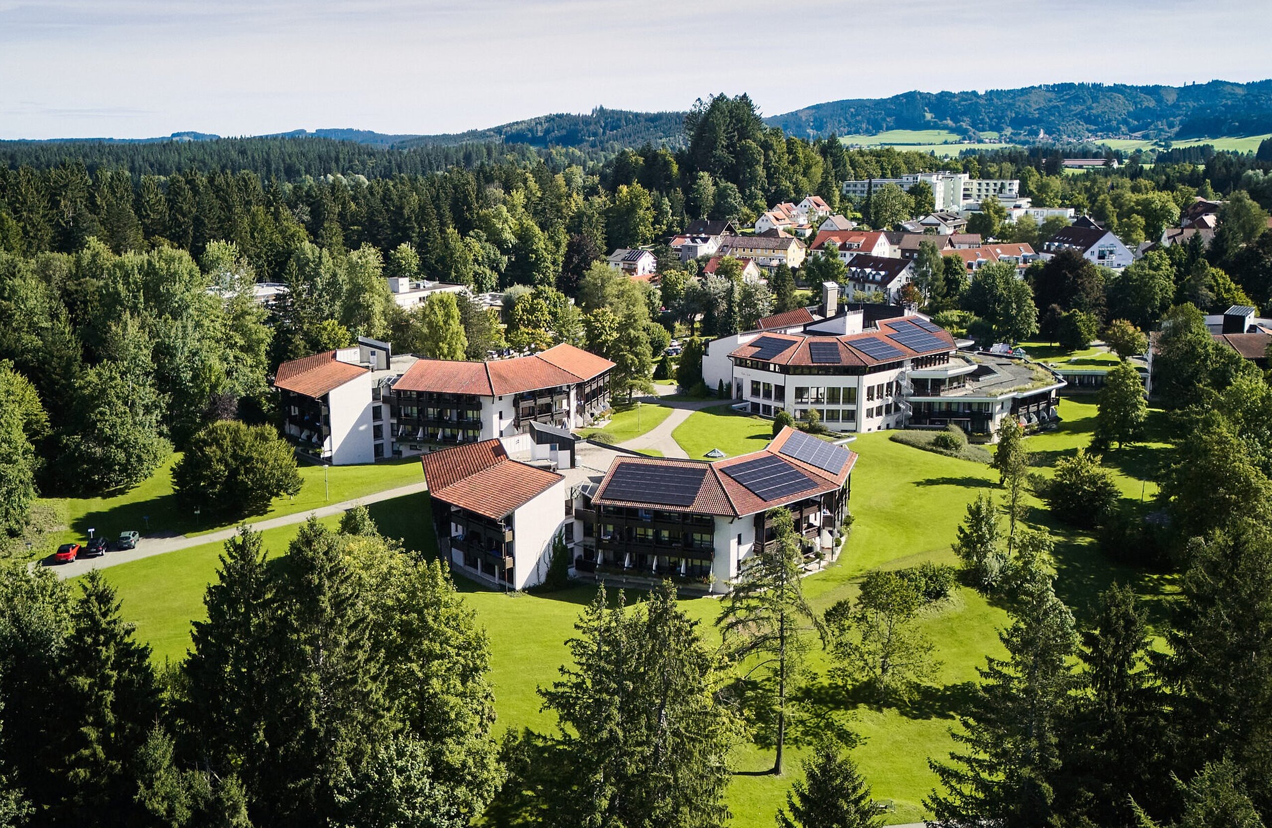 Luftaufnahme Klinik Alpenblick