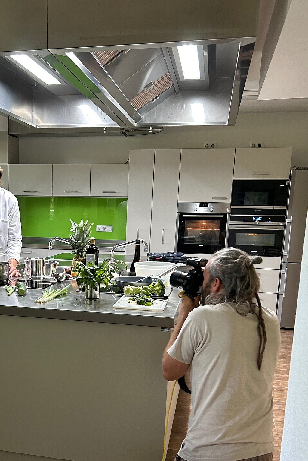 Shooting in der Lehrküche