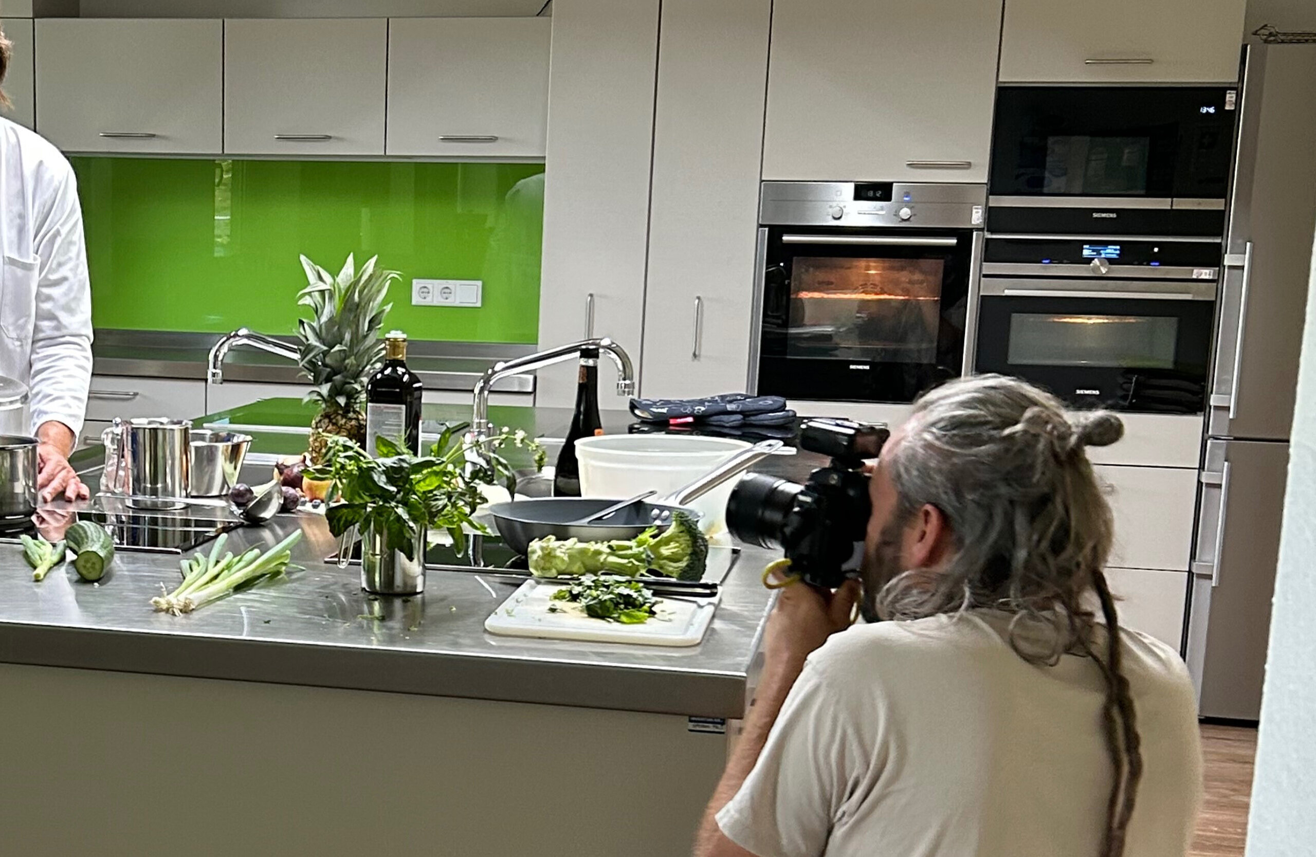 Shooting in der Lehrküche