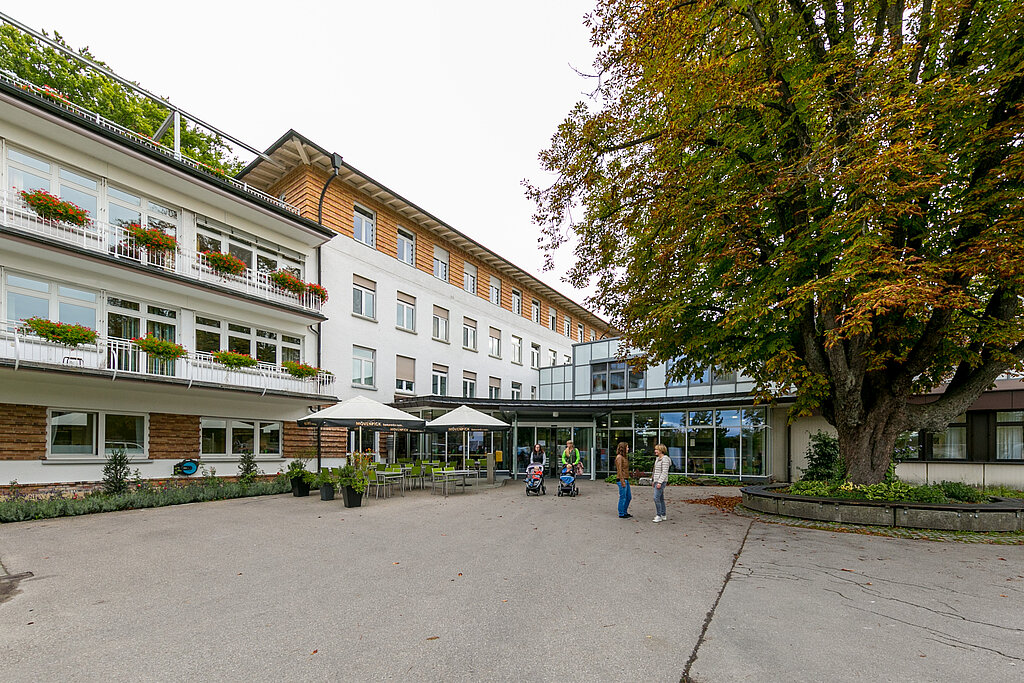 Eingangsbereich Fachkliniken Wangen