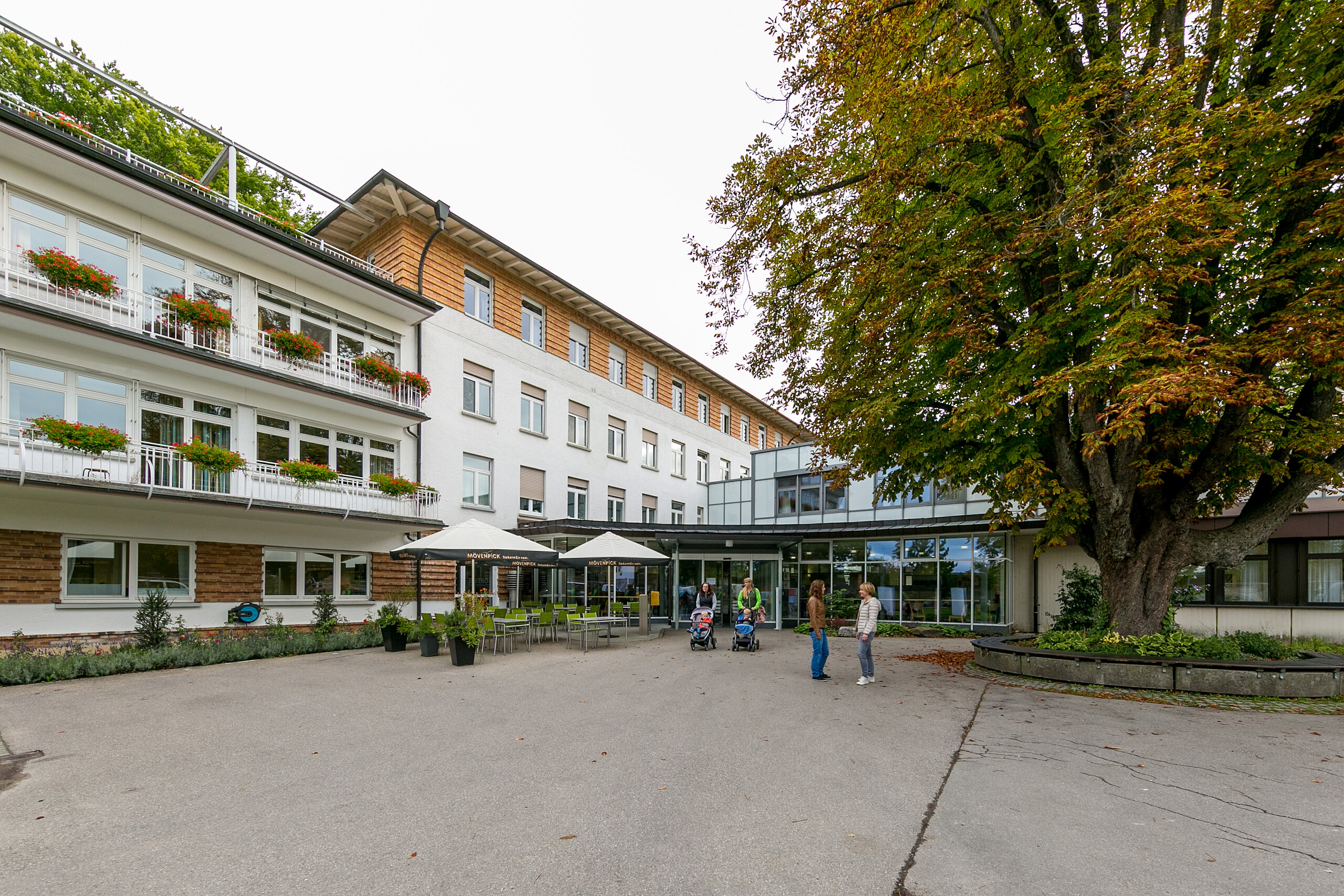 Eingangsbereich Fachkliniken Wangen