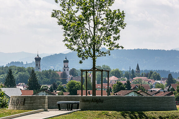 Ansicht auf die Stadt Isny im Allgäu.
