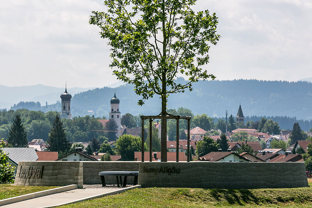 Ansicht auf die Stadt Isny im Allgäu.