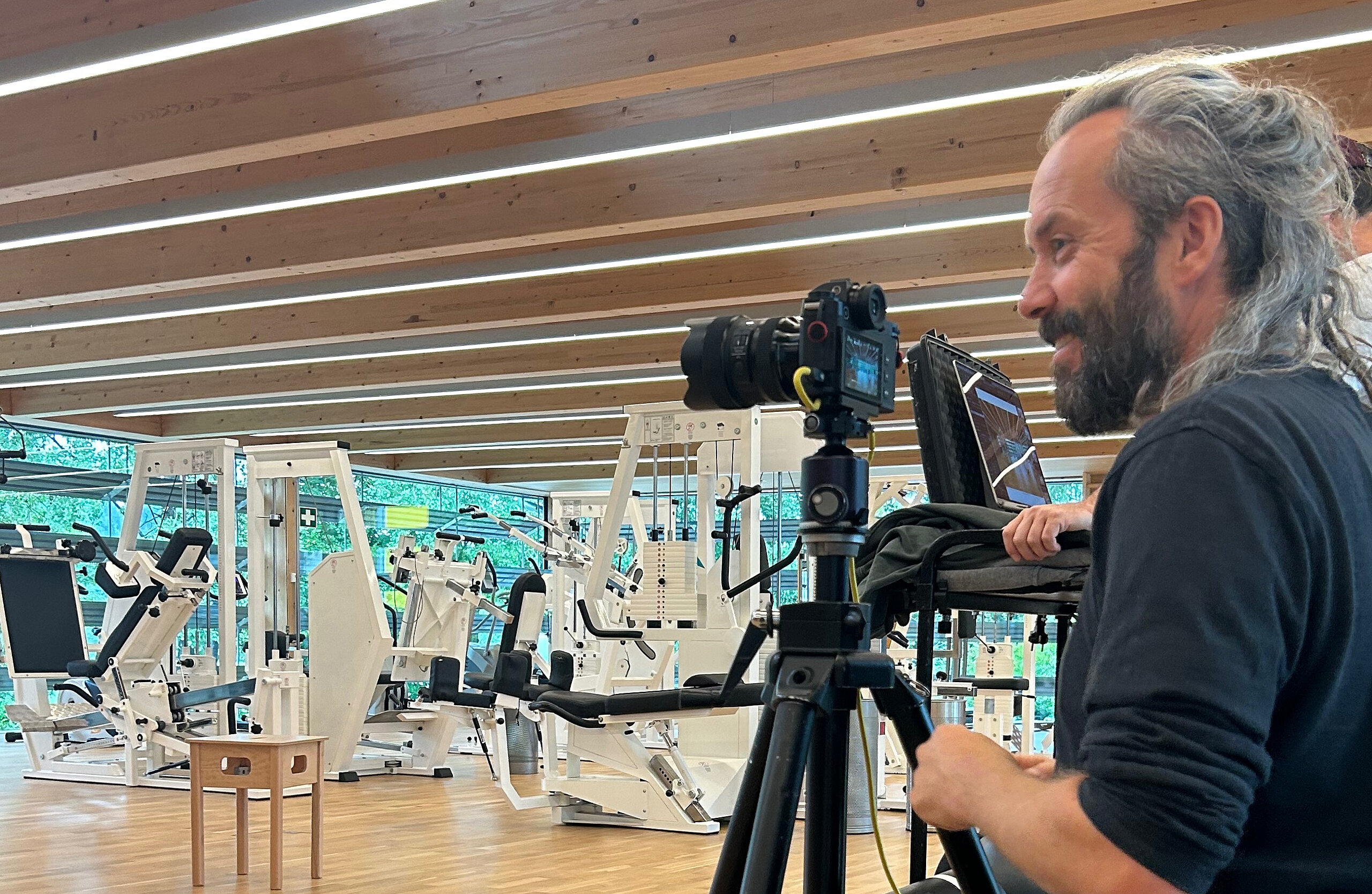 Fotograf fotografiert MTT-Raum