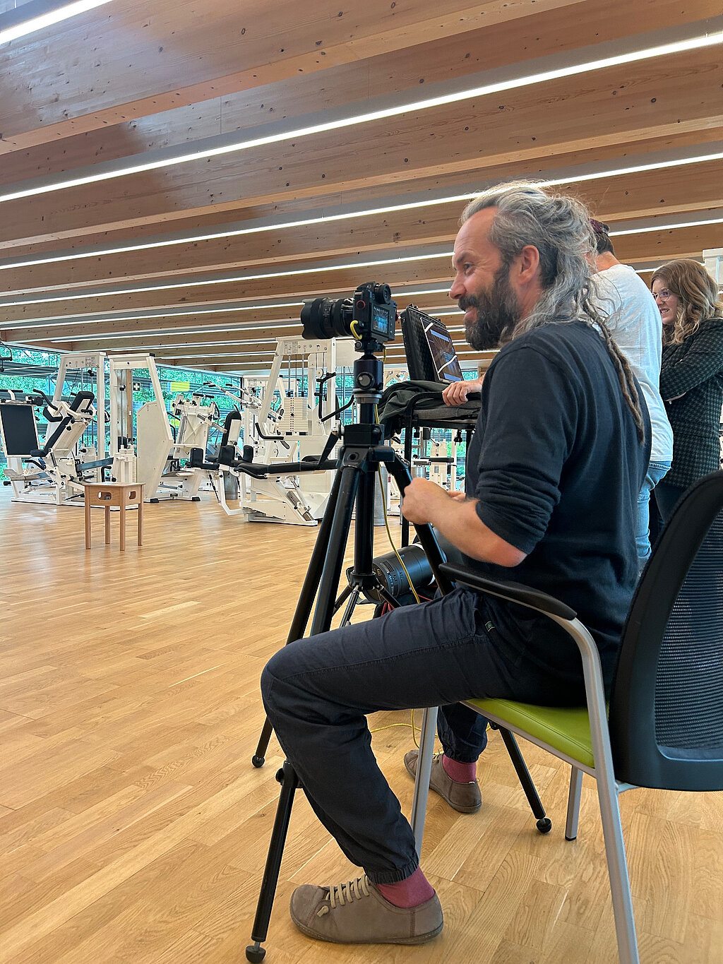 Fotograf fotografiert MTT-Raum