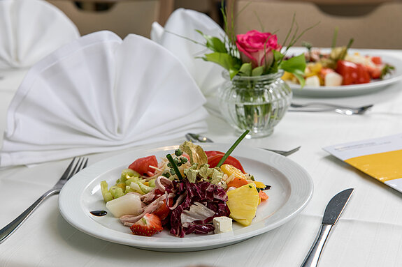 tellergericht im speisesaal