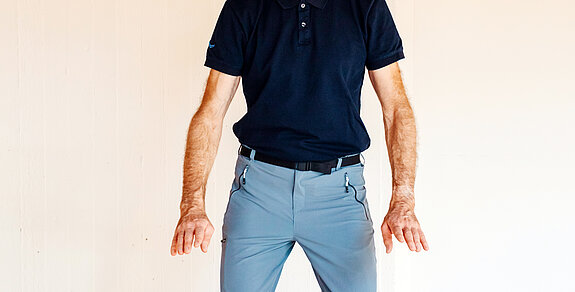 Frank Renner beim QiGong.